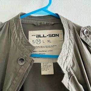 Allson Military shirt jacket! Great condition!